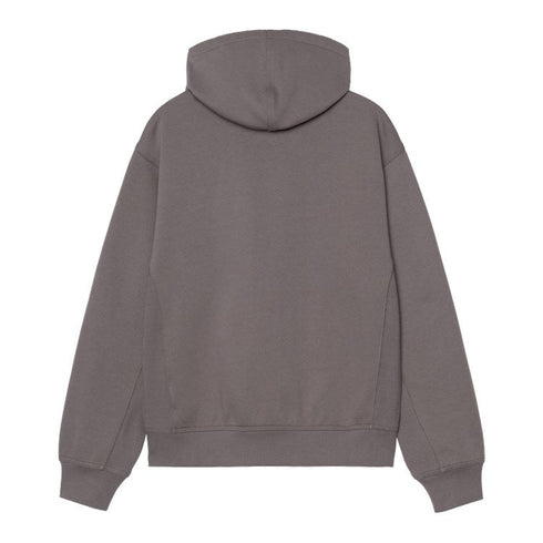 Carhartt Wip Hooded American Script Jacket Sweat A Capuche - Porphyry - Streetart.fr